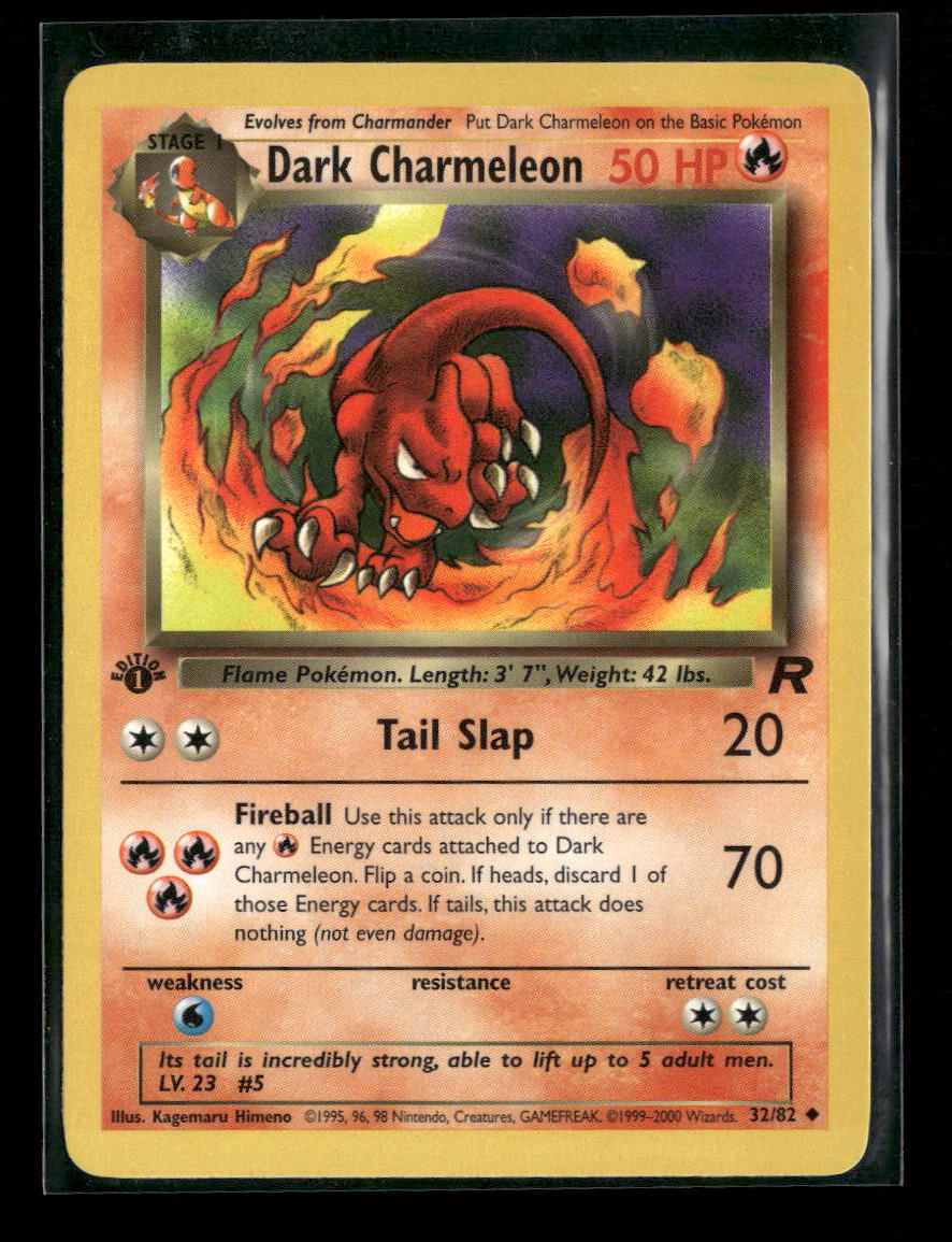 Team Rocket Dark Charmeleon 1st Edition #32/82