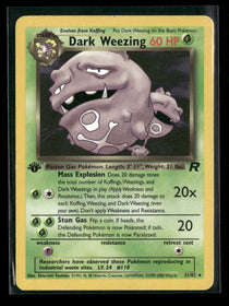 Rocket Gang Dark Weezing 1st Edition #31/82