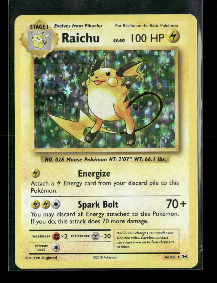 XY - Evolutions Raichu #36/108