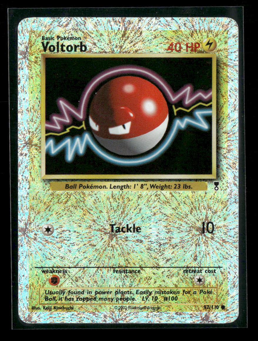 Legendary Collection Voltorb Reverse Holofoil #097/110 *Damaged*