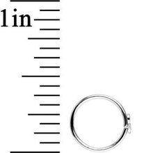 20G 5/16 Stainless Steel Girly Bow Nose Hoop