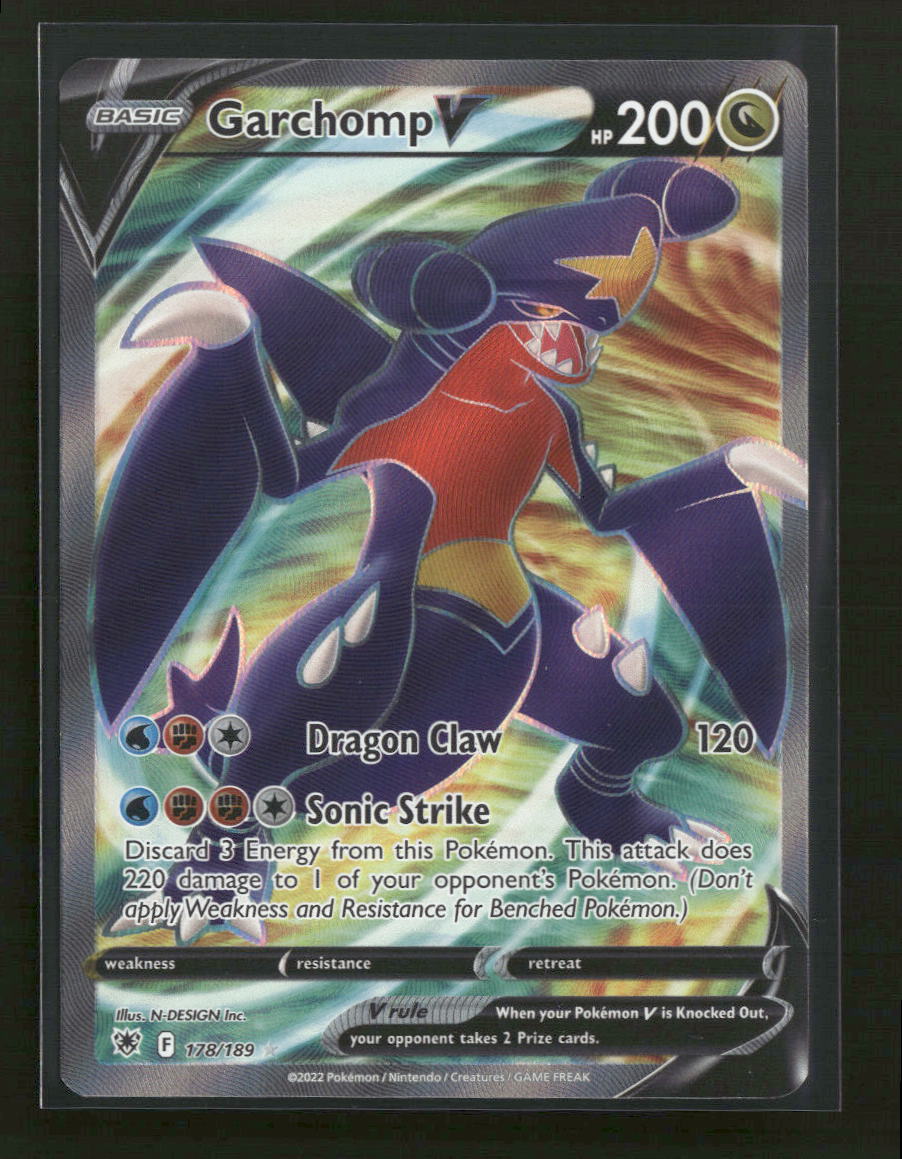 SWSH10: Astral Radiance Garchomp V (Full Art) #178/189