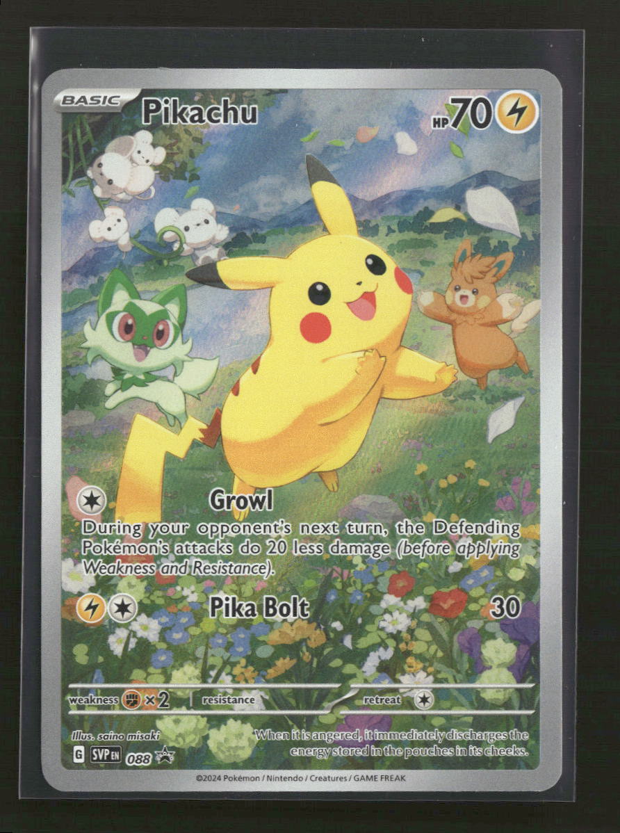 SV: Scarlet & Violet Promo Cards Pikachu #088