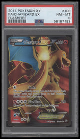 2014 Pokemon Xy Flashfire Flashfire Fa/Charizard Ex 8 PSA #100