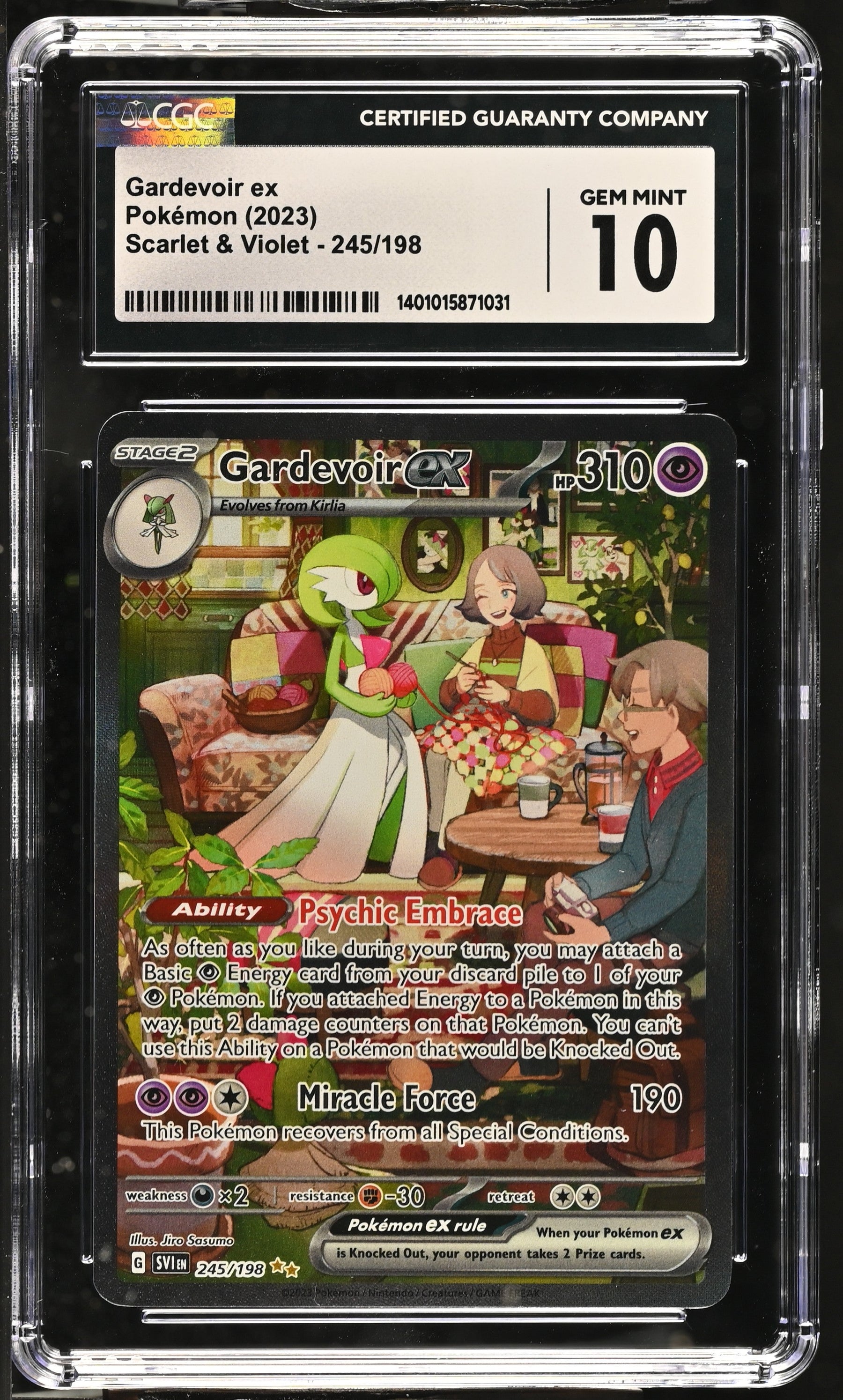 2023 Scarlet & Violet Gardevoir ex 10 CGC #245/198