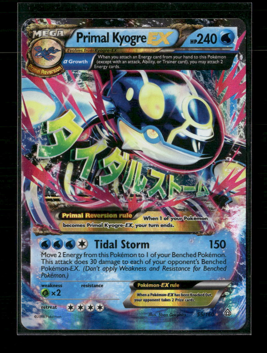 XY - Primal Clash Primal Kyogre EX (Alpha) #55/160