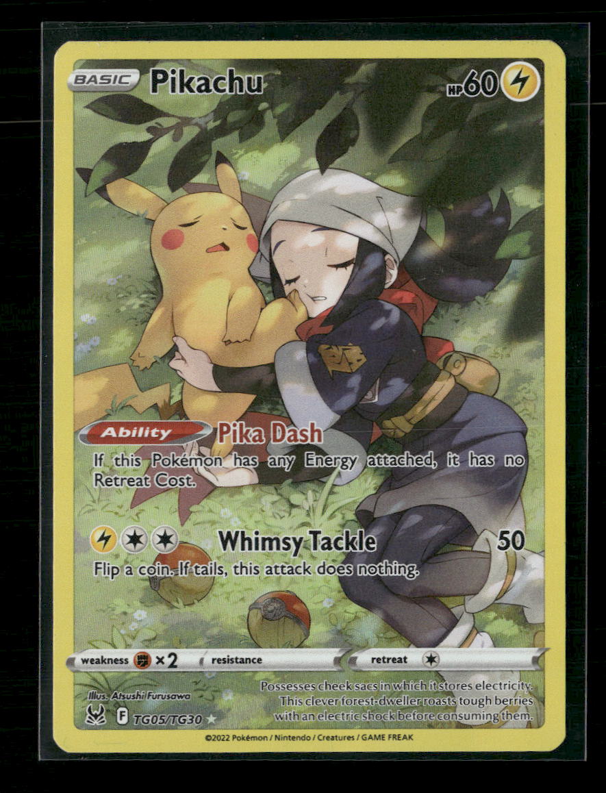 SWSH11: Lost Origin Trainer Gallery Pikachu #TG05/TG30