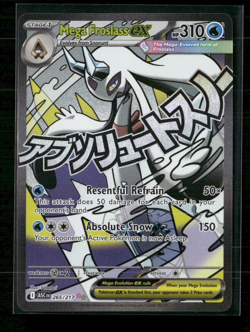 ME: Ascended Heroes Mega Froslass ex #265/217