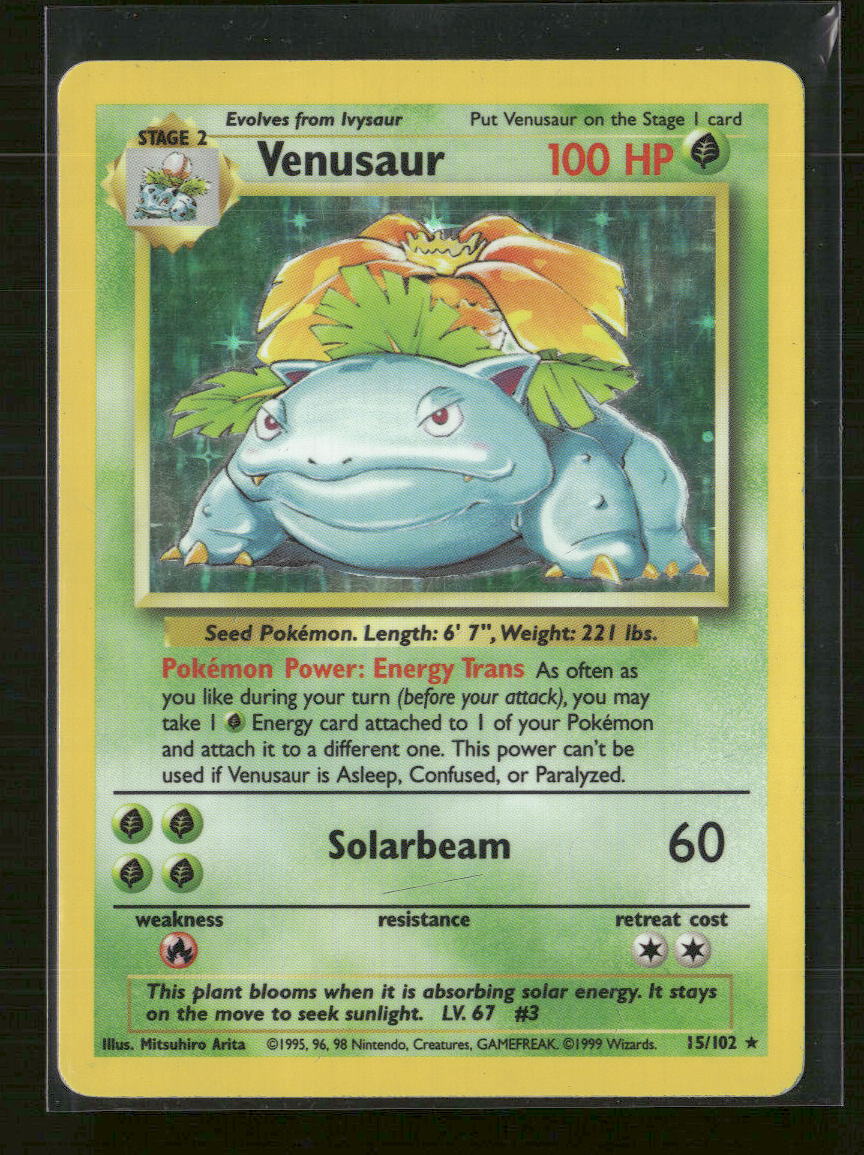 Base Set Venusaur #015/102