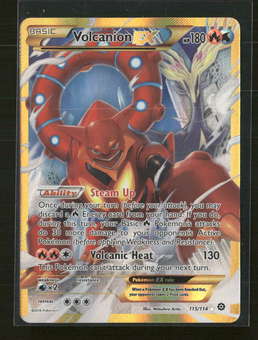 XY - Steam Siege Volcanion EX (Secret) #115/114