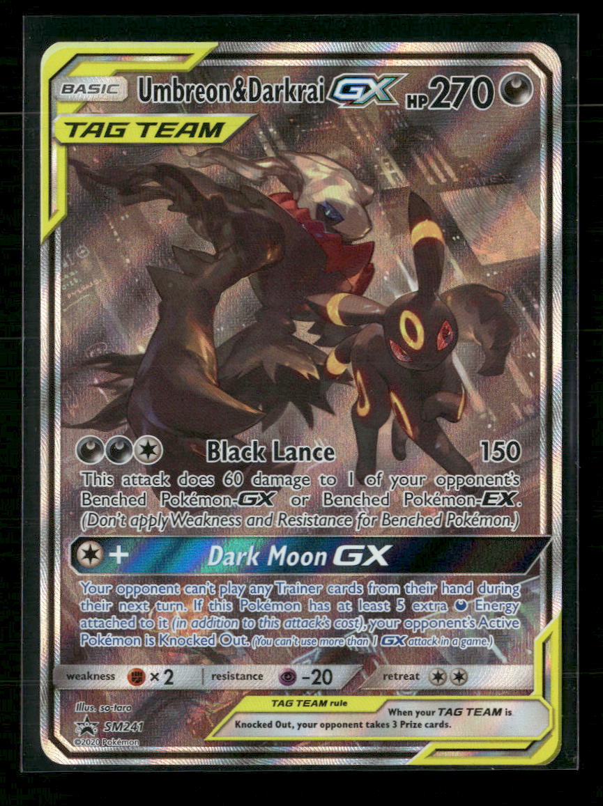 SM Promos Umbreon & Darkrai GX #SM241