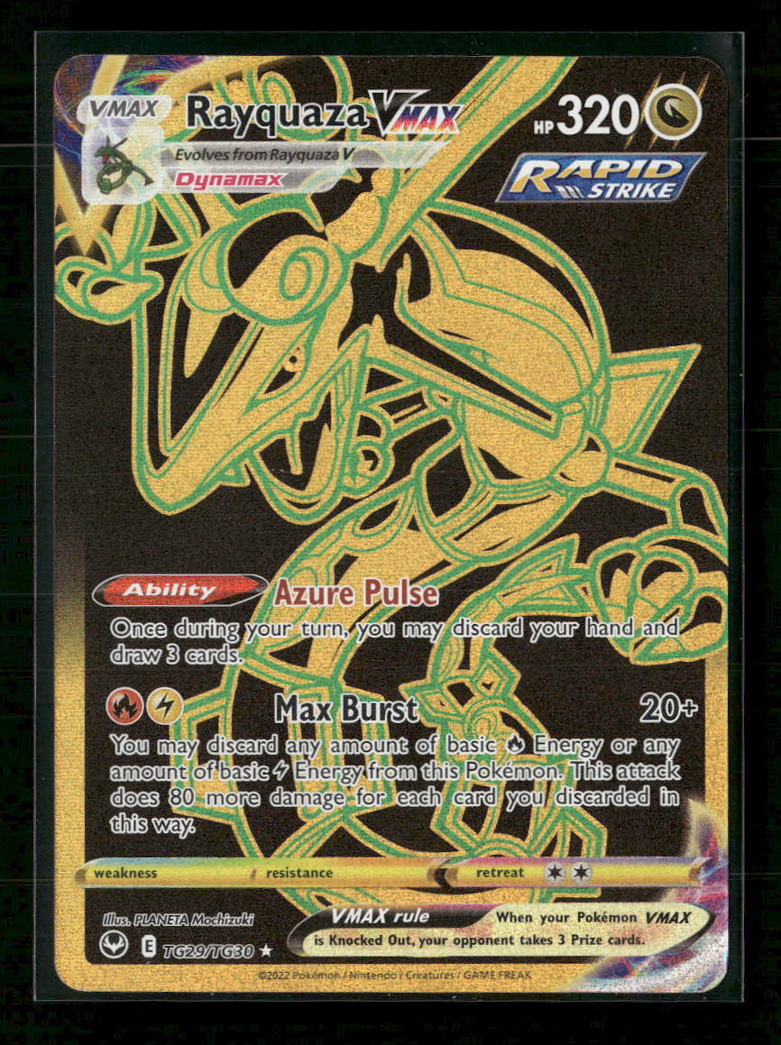SWSH12: Silver Tempest Trainer Gallery Rayquaza VMAX (Secret) #TG29/TG30