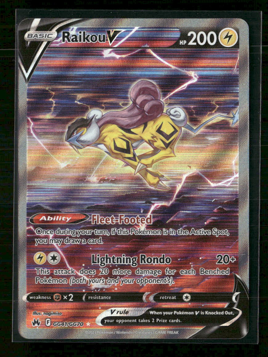 Crown Zenith: Galarian Gallery Raikou V #GG41/GG70