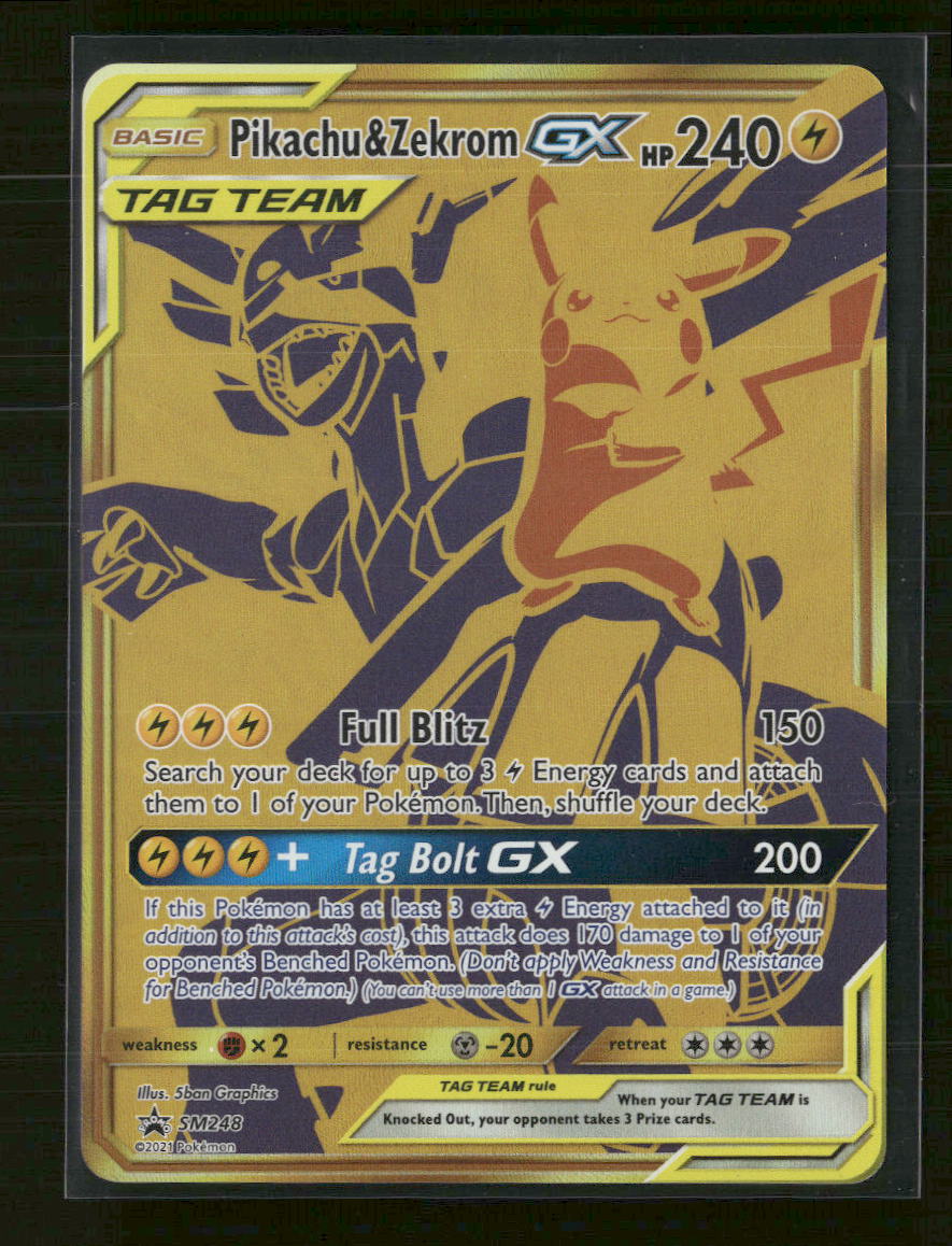 SM Promos Pikachu & Zekrom GX #SM248
