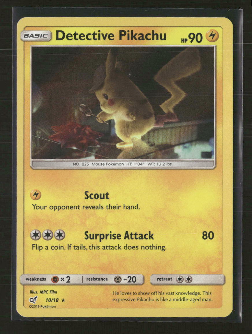 Detective Pikachu Detective Pikachu #10/18