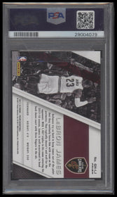 2017 Panini Prizm Get Hyped Get Hyped-Silver Prizm Lebron James 10 PSA #GH-LJ