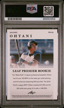 2018 Leaf Premier Rookies Premier Rookies Shohei Ohtani 10 PSA #PR-04