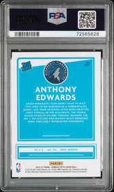 2020 Panini Donruss Optic Anthony Edwards 10 PSA #151