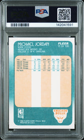 1988 Fleer Michael Jordan 9 PSA #17