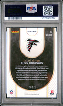 2023 Panini Select Neon Icons-Tie-Dye Prizm Bijan Robinson 9 PSA #NIBRO