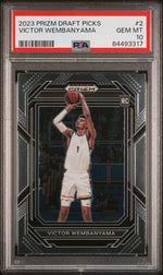 2023 Panini Prizm Draft Picks Victor Wembanyama 10 PSA #2