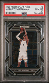 2023 Panini Prizm Draft Picks Victor Wembanyama 10 PSA #2