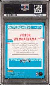 2023 Panini Donruss Optic Victor Wembanyama 10 PSA #225
