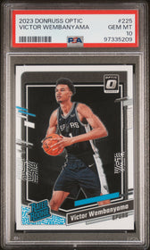2023 Panini Donruss Optic Victor Wembanyama 10 PSA #225