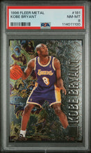 1996 Fleer Metal Kobe Bryant Rookie 8 PSA #181