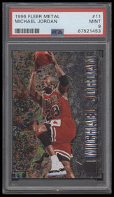 1996 Metal Michael Jordan 9 PSA #11