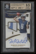 2015 Immaculate Acetate Rookie Patch Auto Marcus Mariota/8 9.5 BGS #164