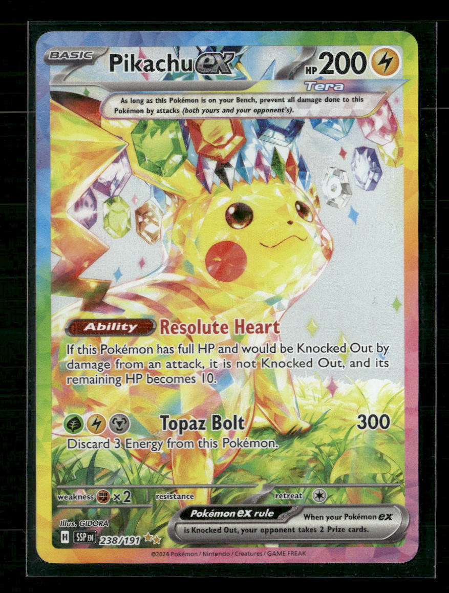 SV08: Surging Sparks Pikachu ex #238/191