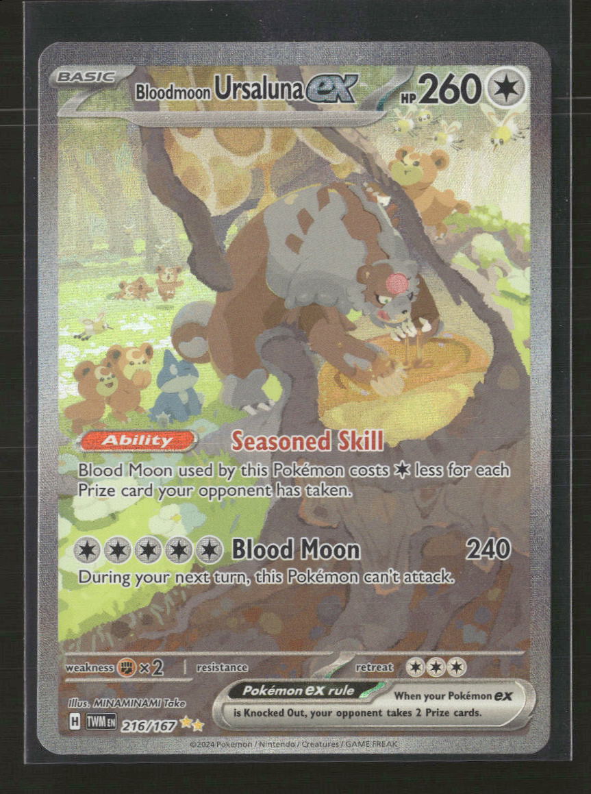 SV06: Twilight Masquerade Bloodmoon Ursaluna ex #216/167