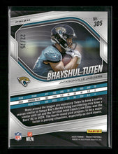 2025 Panini Prizm Purple Disco #/75 Bhayshul Tuten Rookie #305