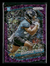 2025 Panini Prizm Purple Disco #/75 Bhayshul Tuten Rookie #305