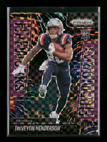 2025 Panini Prizm Fireworks Purple Power TreVeyon Henderson #/49 #24