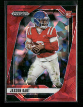 2025 Panini Prizm Draft Picks Prizms Red Ice Jaxson Dart #90