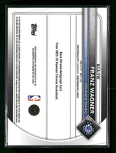 2025-26 Bowman Chrome Autographs Green Geometric Franz Wagner #/99 Auto #BCA-FW