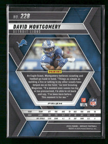 2025 Panini Mosaic Mosaic Genesis David Montgomery #228