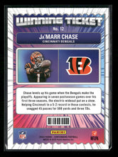 2024 Panini Contenders Winning Ticket Ja'Marr Chase #12
