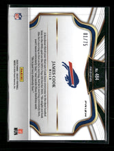 2025 Panini Select Blue Prizm James Cook #/75 #484