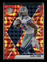 2020 Panini Mosaic Prizm Reactive Gold CeeDee Lamb Rookie #207