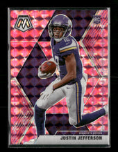 2020 Panini Mosaic Prizm Camo Pink Justin Jefferson Rookie #209