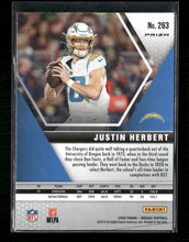 2020 Panini Mosaic Prizm Camo Pink Justin Herbert #263