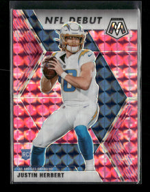 2020 Panini Mosaic Prizm Camo Pink Justin Herbert #263