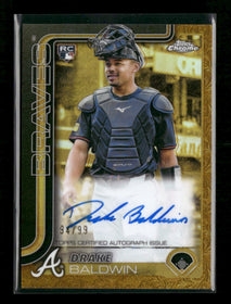 2025 Topps Gilded Collection Autographs Drake Baldwin #/99 Auto #CGA-DB