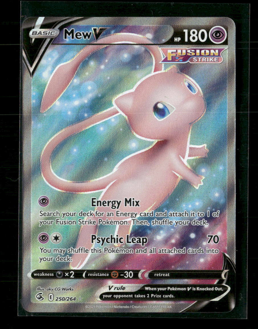SWSH08: Fusion Strike Mew V (Full Art) #250/264