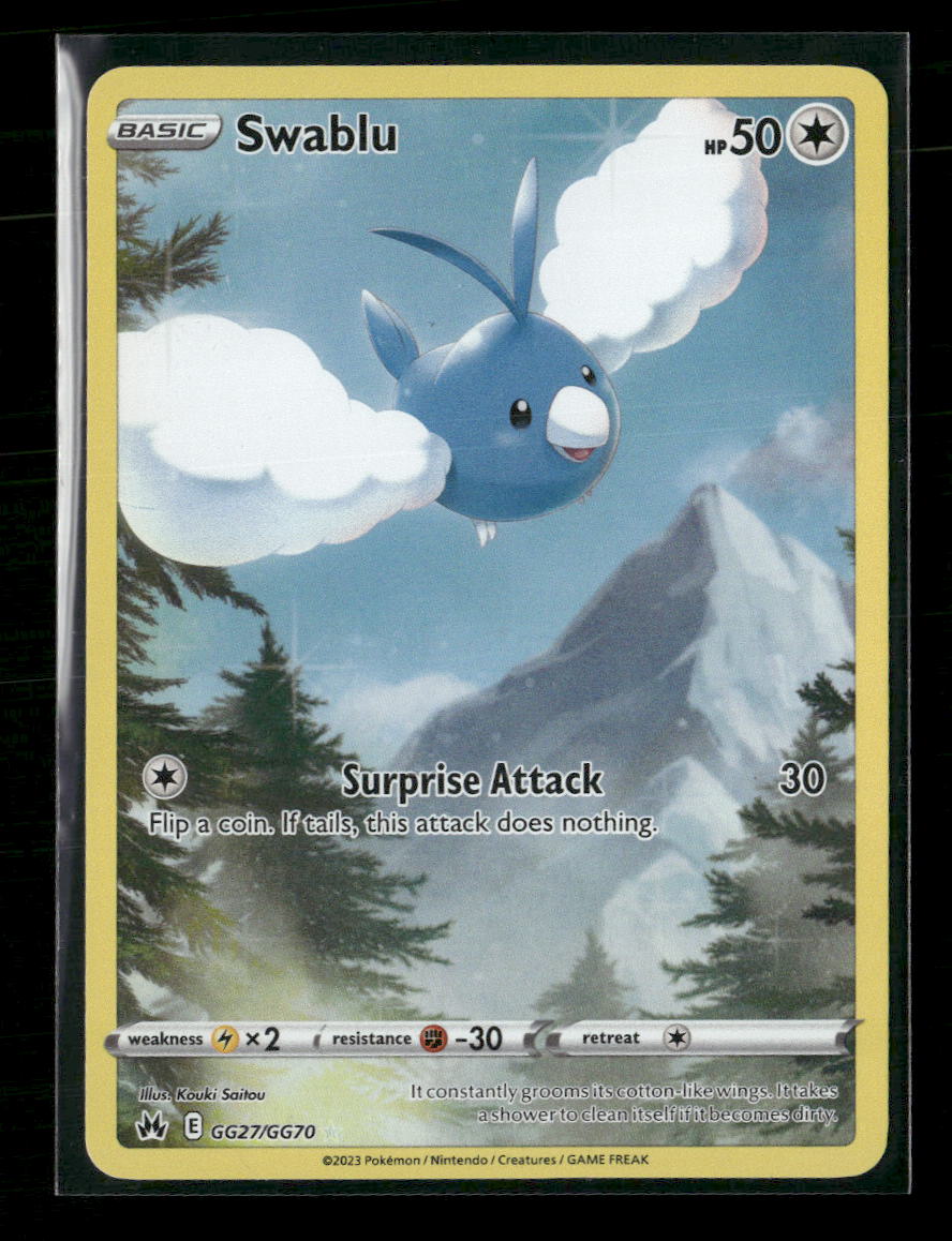 Crown Zenith: Galarian Gallery Swablu #GG27/GG70