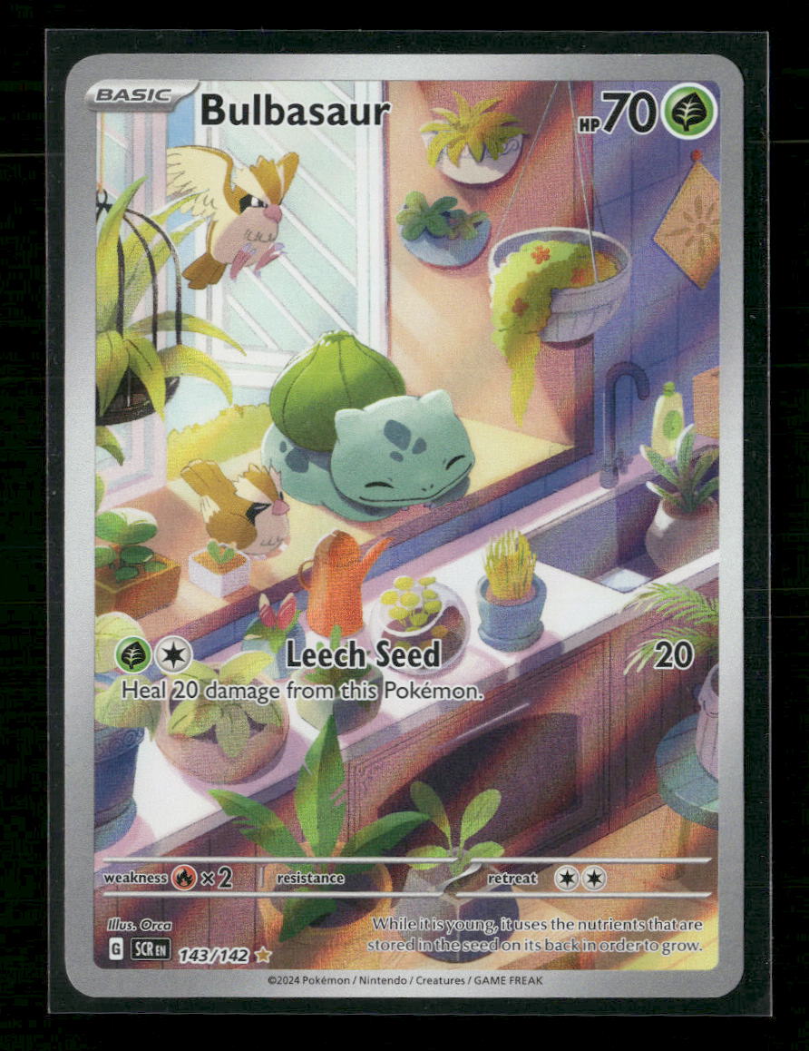 SV07: Stellar Crown Bulbasaur #143/142
