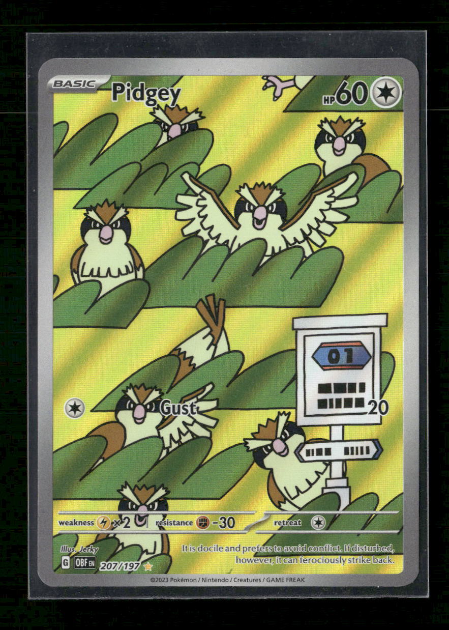 SV03: Obsidian Flames Pidgey #207/197